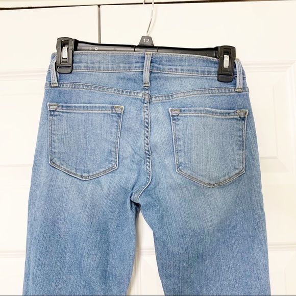 FRAME Le Skinny De Jeanne Miramonte Distressed Jeans Size 25 - Picture 5 of 7